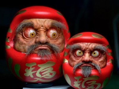 Daruma and Normal version of Daruma