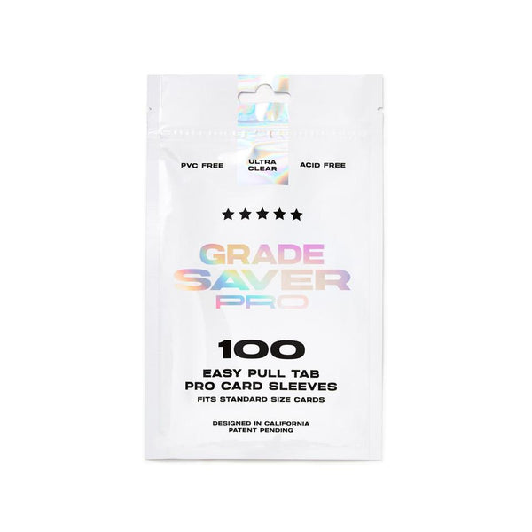 Grade Saver Pro - Pro Card Sleeves w/ Easy Pull (100 Count) - GradeSaverPro - Invasion Toys