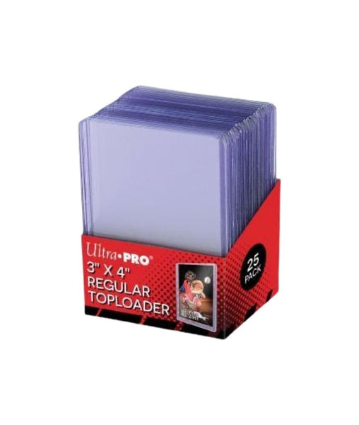 UltraPro - 3" x 4" Clear Regular Toploader (25 Count) - Ultra Pro - Invasion Toys