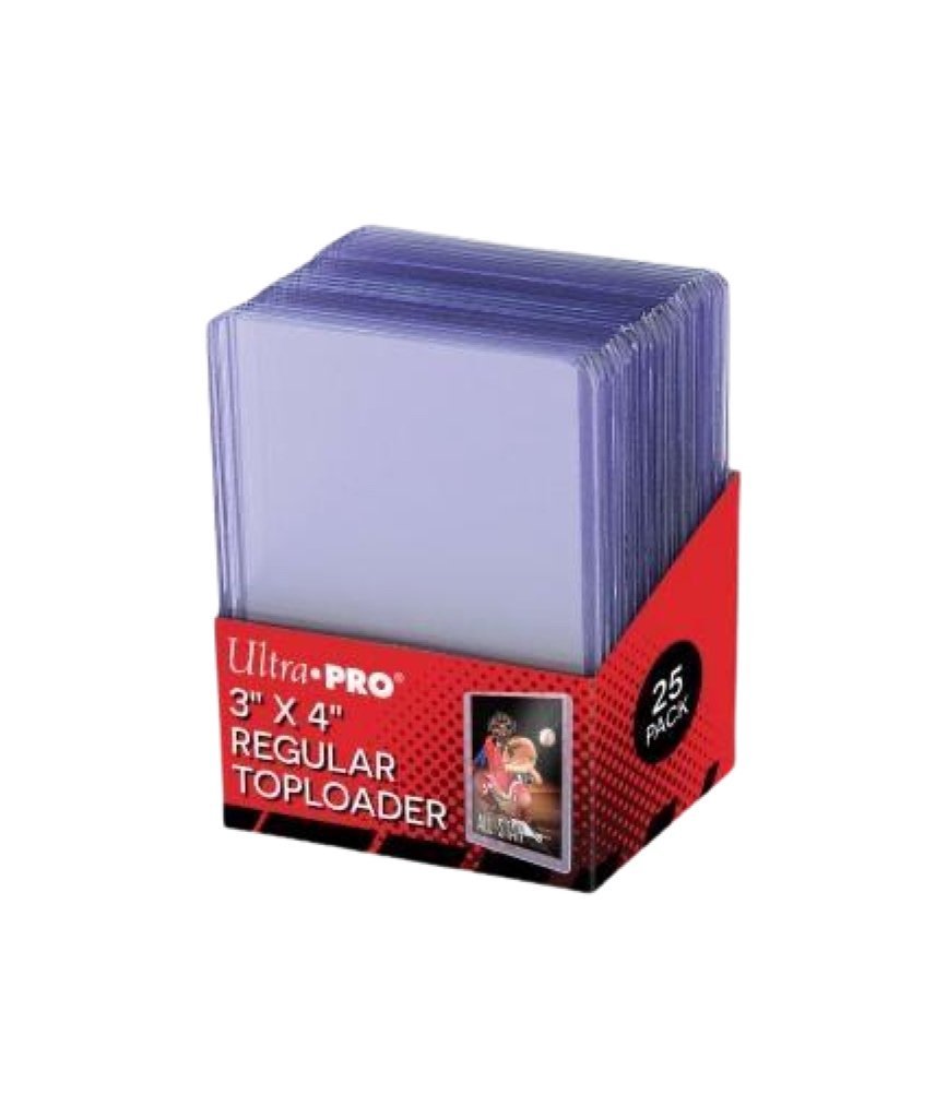 UltraPro - 3" x 4" Clear Regular Toploader (25 Count) - Ultra Pro - Invasion Toys