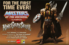 Mattel's Master of the Universe King Grayskull new boxed exclusive figure