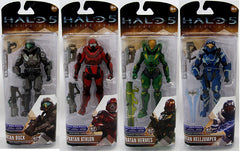 HALO 5 Series 2 assortment McFarlane toys set of x4 carded figures